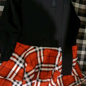 New Plaid Skirt Top