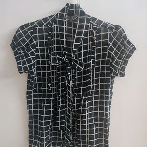 NEW Check Pattern Unused Top