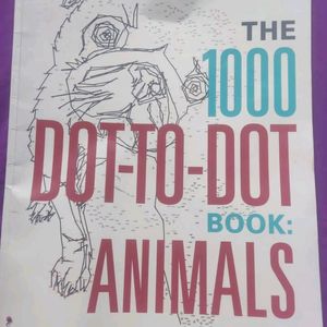 1000 Dot-to-Dot Animals Drawing Book