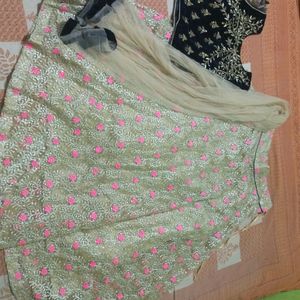 Fully Stitched Lehenga Choli With Blouse & Dupatta