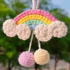 Crochet Rainbow Keychain (Any 1)