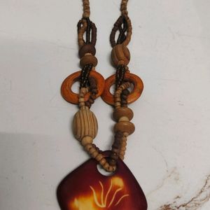 Tribal Wooden Pearl Jewellery