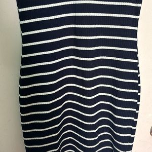 H&M BODYCON STRIPED DRESS