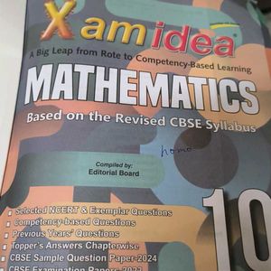 Xam Idea Class 10 Mathematics