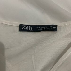 Zara Classy White Top🫶🏻