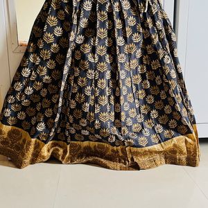 Handloom Skirt Made From Saree