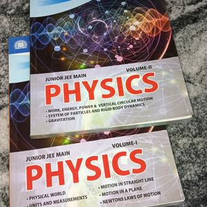 PHYSICS JUNIOR MAINS BOOKS