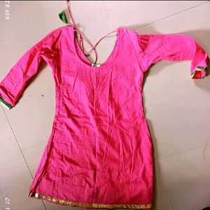 Deep Pink Kurti 🦋