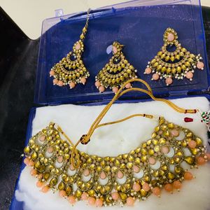 Choker Set With Earing And Tikka ❣️❤️‍🔥