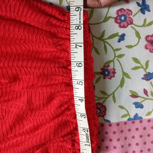 Red Skirt For Baby