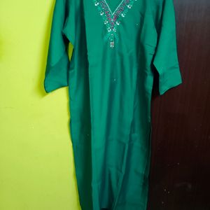 Silk Sequin Kurta Set