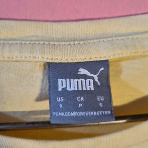 PUMA Drawstring Cotton T-shirt