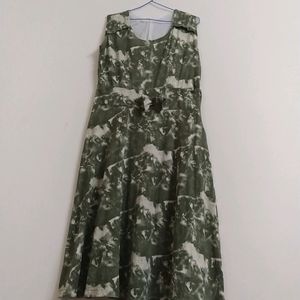 Olive Dress For Girls