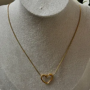 Heart Shaped Pendant Chain Anti-tarnish✨