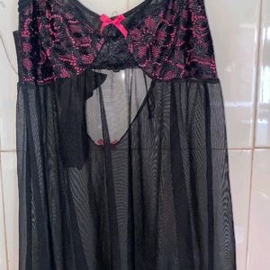 Baby Doll Dress (Black)