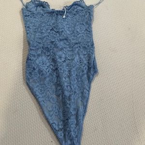 ZARA lace Corsetry Inspired Bodysuit