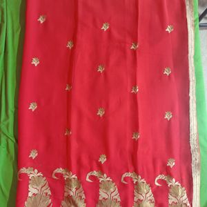 Women Party Wear Embroidery Saree