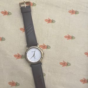 Brown Belt Watch From Sonata