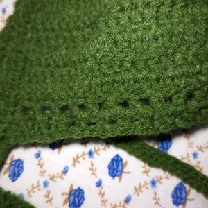 Crochet Bra Top_ Olive Green