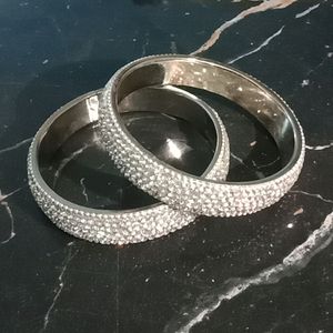 Diamond Choker With Bangles Set