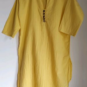 Yellow Kurta For Daily Wear