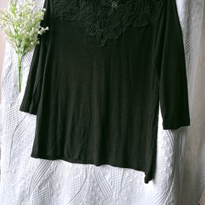 Beutiful Lace Neck Design Top