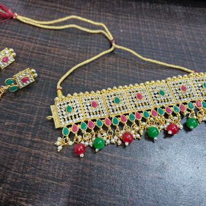 All New Red Green Necklace For Women