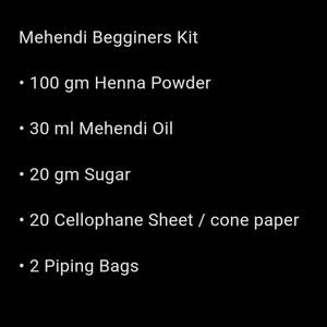 Mehendi Begginer Kit