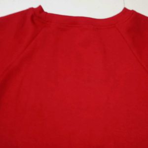 Chic Red Short Sleeve Crop Top -perfect for Summer