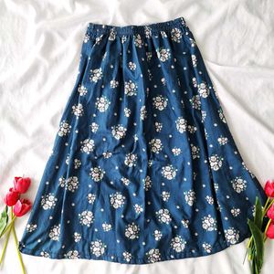 Floral Half Skirt