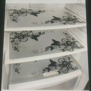 Fridge Mat (Width:43cm White) 3 Pis