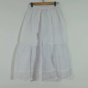 White Palazzo Pant For Women's