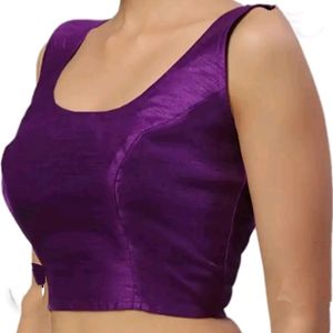 Beautiful Purple Sleeveless Blouse