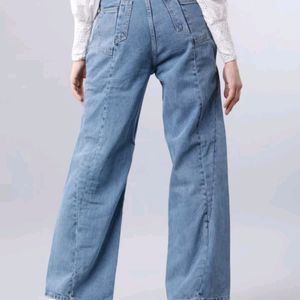 Straight Fit High Waist Jeans