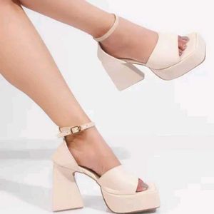 TRYME Comfortable Gorgeous Block Heels Light Weigh