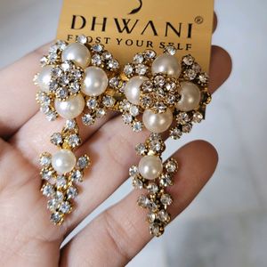 Flower Style Dangling Earring