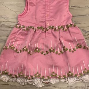 Pink Frock For baby girl