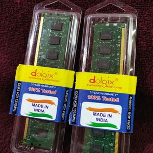 Dolgix 4GB DDR3 RAM | 1333MHz Desktop Memory