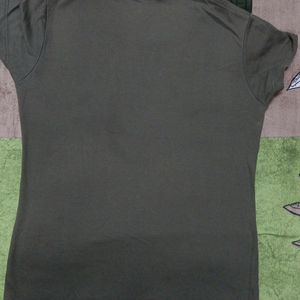 Slim Olive Tshirt (32-34bust)