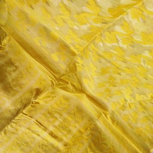 HALDI JAMDANI SAREE- NEW WITHOUT TAG