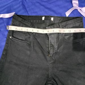 SKINNY FIT CHARCOAL BLACK JEANS