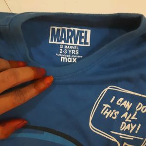 Marvel T-shirt With Sequin Work