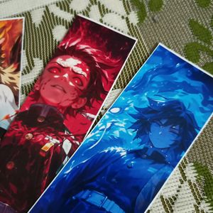 Set Of 5 Demon Slayer Bookmarks