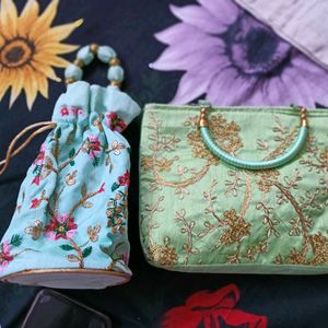 Combo Of 2 Full Embroidery Bag