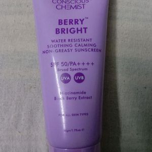 Conscious Chemist Berry Bright Sunscreen