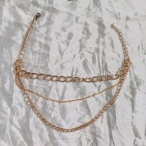 Golden Layered Neckpiece