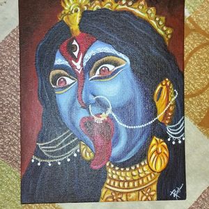 Wall Decor Artwork,Maa Kali Canvas Painting