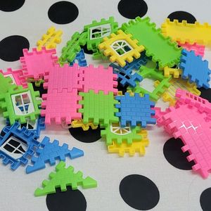 Combo -Building Blocks ,Play dough Moulds,letters