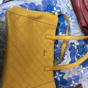 Yellow Lavie Tote Bag