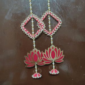 Beautiful Lotus Door Hangings